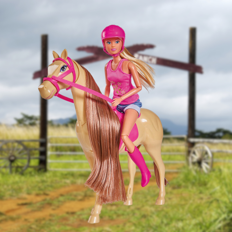 Poupée Steffi Love Adorable Cheval 29cm SIMBA - Dès 3 ans