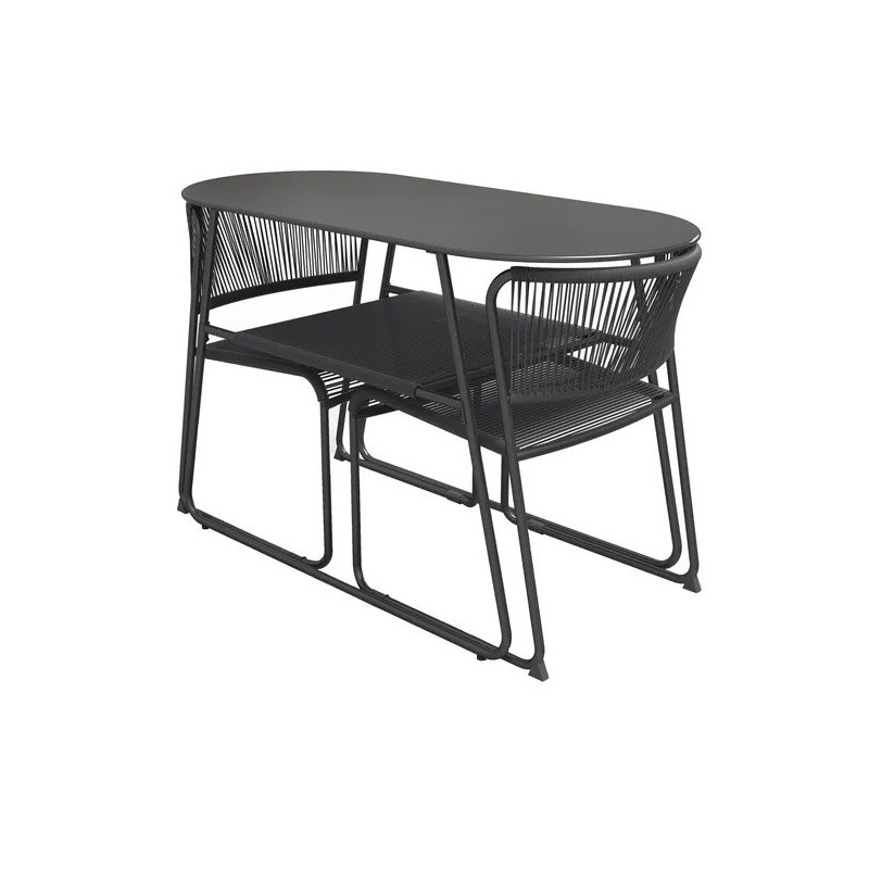 Table de jardin - Duo - NATERIAL - Gris anthracite - 2 personnes