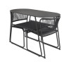 Table de jardin - Duo - NATERIAL - Gris anthracite - 2 personnes