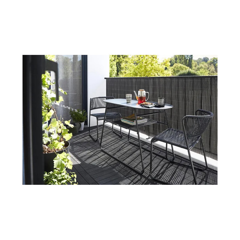 Table de jardin - Duo - NATERIAL - Gris anthracite - 2 personnes