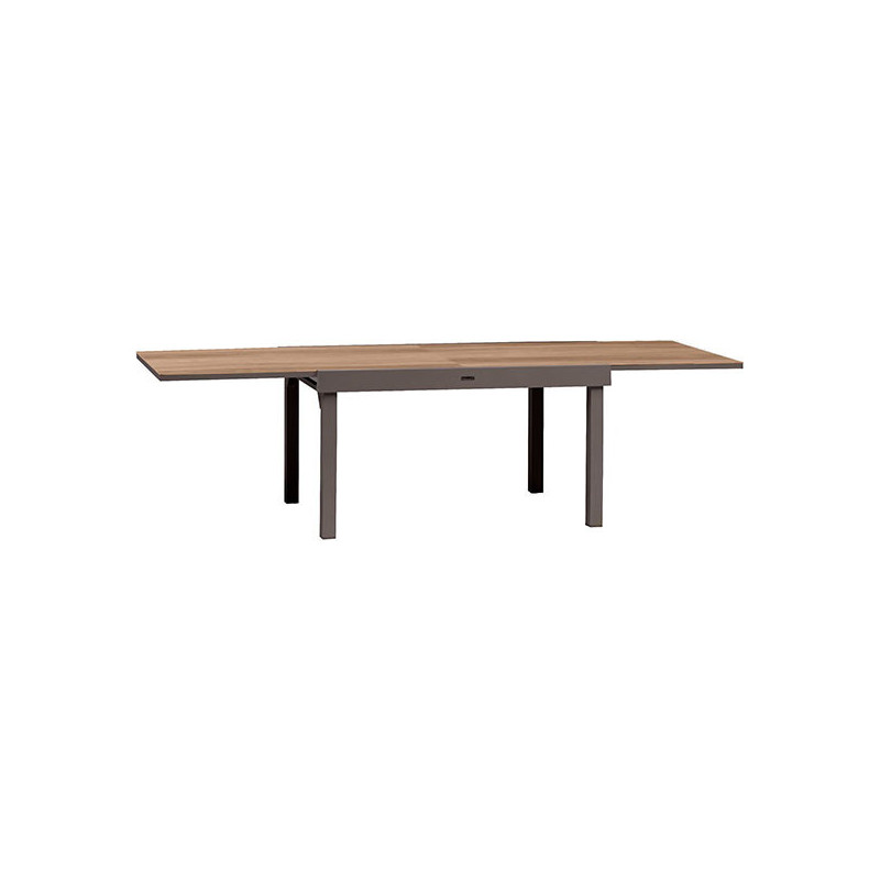 Table de jardin extensible Piazza 10 places houblon/tonka