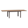 Table de jardin extensible Piazza 10 places houblon/tonka