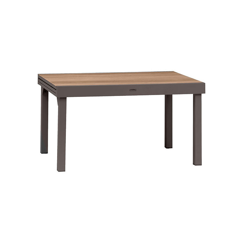 Table de jardin extensible Piazza 10 places houblon/tonka