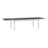 Table de jardin extensible - Piazza - HESPERIDE - Blanc - 12 personnes