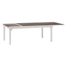 Table de jardin extensible - Piazza - HESPERIDE - Blanc - 12 personnes