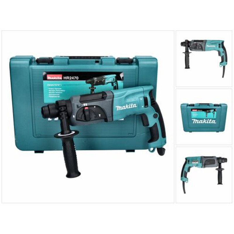 Marteau perforateur-burineur SDS-PLUS LED 780W + mandrin automatique en coffret - MAKITA - HR2470