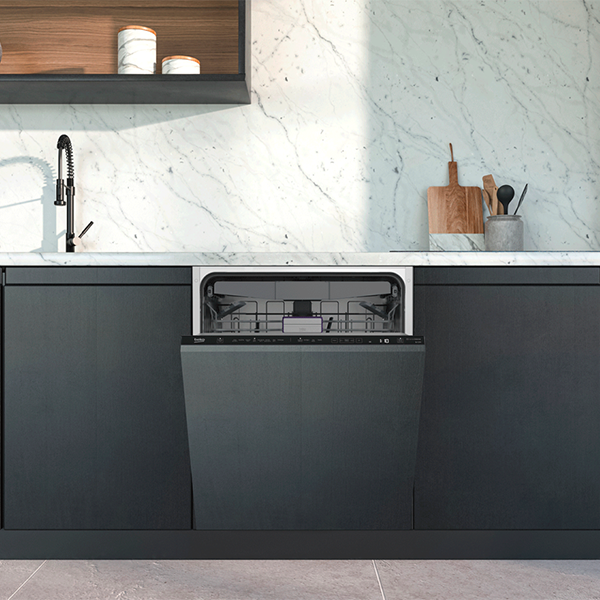 Lave-vaisselle intégrable 16 couverts 60cm gris - BEKO - BDIN395D0B 