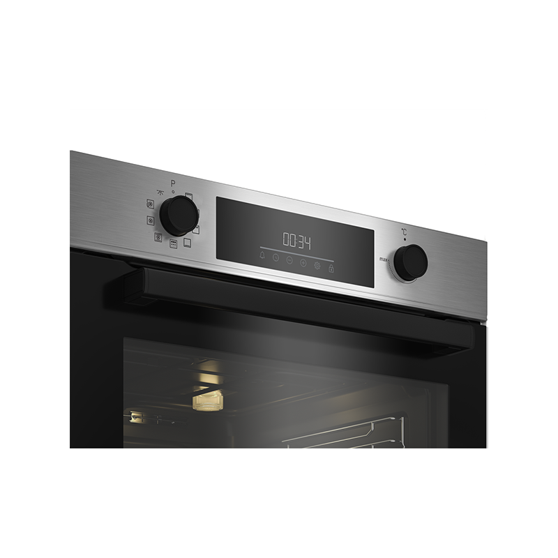Four encastrable pyrolyse 72L Inox/Noir - BEKO - BBIM11300XFP