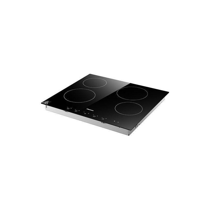 Plaque de cuisson vitrocéramique 60cm 4 foyers Noir - HISENSE - HHU60CEEC
