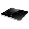 Plaque de cuisson vitrocéramique 60cm 4 foyers Noir - HISENSE - HHU60CEEC