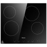 Plaque de cuisson vitrocéramique 60cm 4 foyers Noir - HISENSE - HHU60CEEC