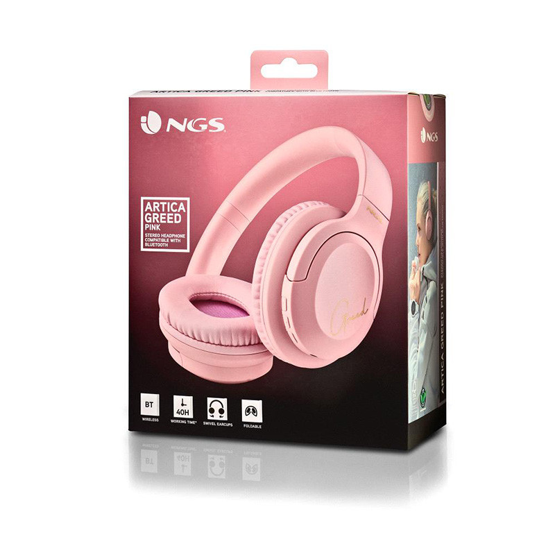 Casque audio sans fil Bluetooth Artica Greed Rose - NGS - 69569000003