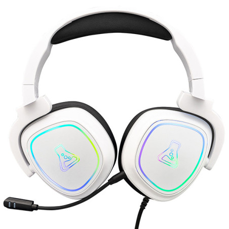 Casque gaming RGB Korp Radium Blanc/Noir - THE G-LAB - BS_KORP_RADIUM_WH