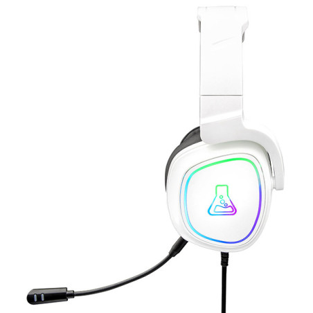 Casque gaming RGB Korp Radium Blanc/Noir - THE G-LAB - BS_KORP_RADIUM_WH