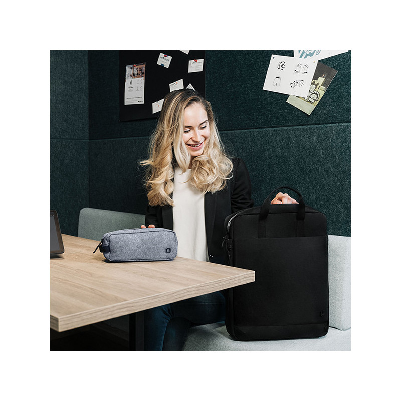 Pochette accessoires Eco Motion Bleu Denim - DICOTA - HOU_DIC_D31881RPET