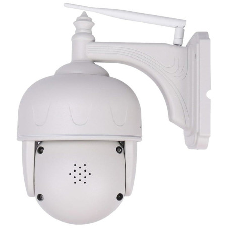 Caméra extérieure motorisée IP PTZ bidirectionnel  5MP Blanc - SRIHOME - SRI_SH028C-5MP