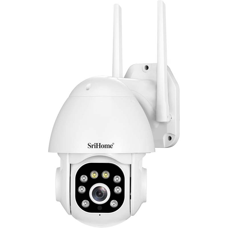 Caméra de sécurité FHD IR Wifi vision nocturne 3MP Blanc - SRIHOME -  SRI_SH039B-3MP 