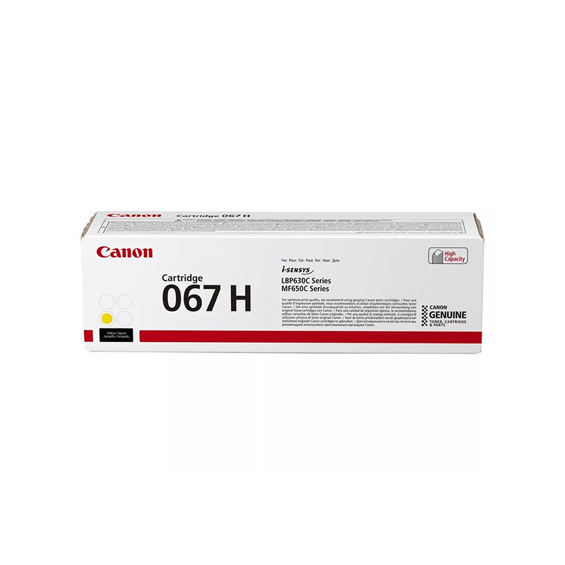 Cartouche de toner 067H Yellow - CANON - TON_CAN_067H_Y