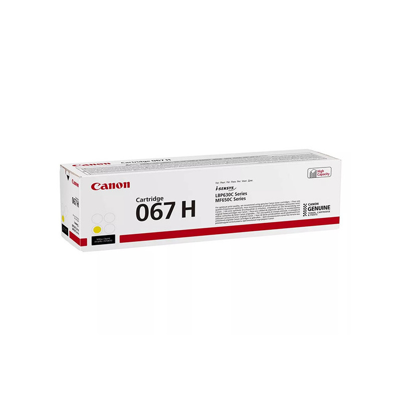Cartouche de toner 067H Yellow - CANON - TON_CAN_067H_Y