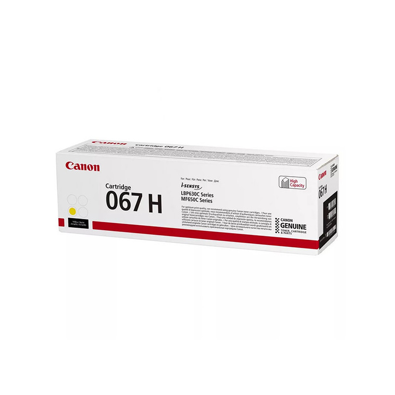 Cartouche de toner 067H Yellow - CANON - TON_CAN_067H_Y