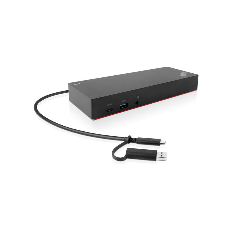 Station d'accueil USB-A + ThinkPad Hybrid USB-C Noir - LENOVO - DOCK_LEN_40AF0135