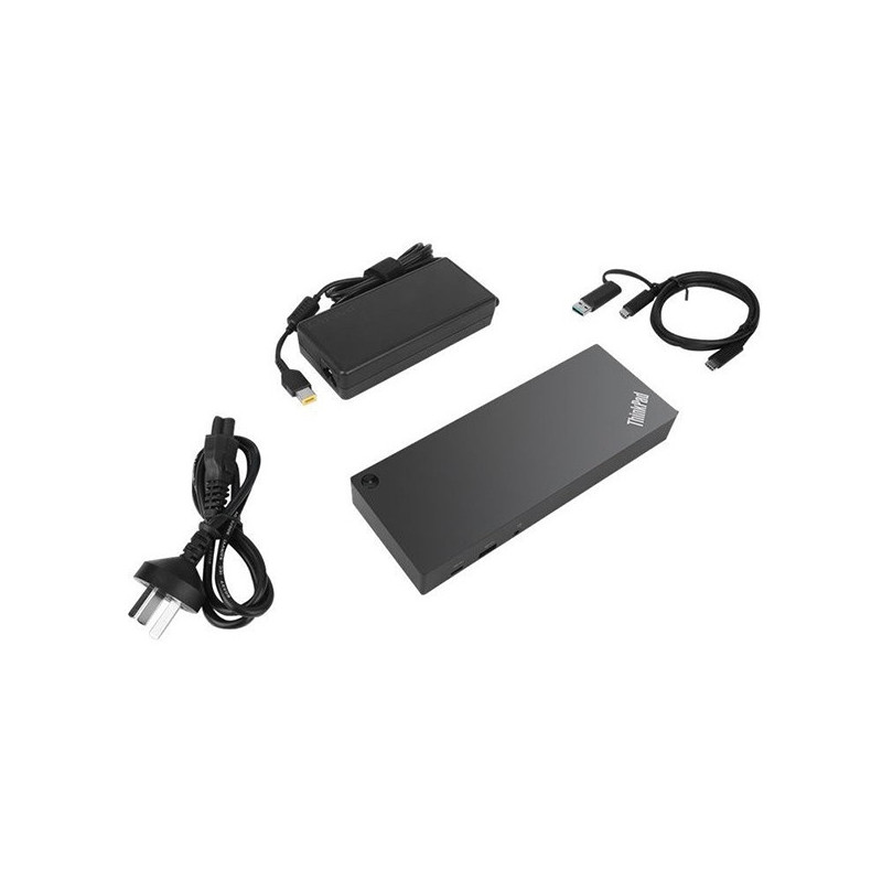Station d'accueil USB-A + ThinkPad Hybrid USB-C Noir - LENOVO - DOCK_LEN_40AF0135