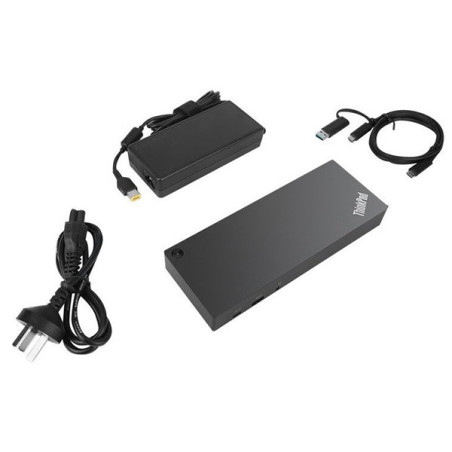 Station d'accueil USB-A + ThinkPad Hybrid USB-C Noir - LENOVO - DOCK_LEN_40AF0135