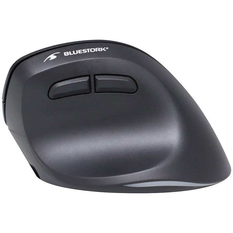 Souris sans fil Ergonomique et verticale 800-2400DPI RGB Noir - BLUESTORK - BS_M_WL_ERGO_LUMI