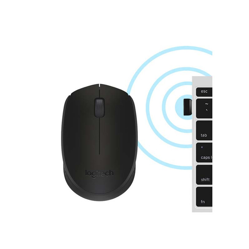 Souris sans fil optique B170 Noir - LOGITECH - SOU_LOG_B170_BLK