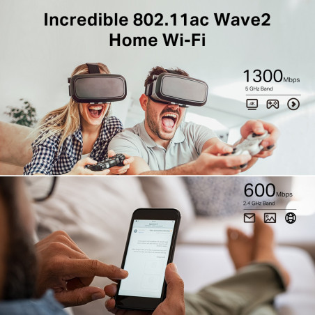 Routeur WiFi AC1900 Wave 2 Noir - TP-LINK - TPLINK_ARCHER_C80