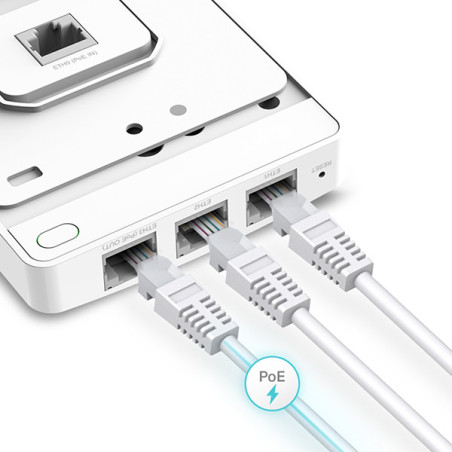 Point d'accès mural WiFi 6 AX1800 Blanc - TP-LINK - TPLINK_EAP615_WALL