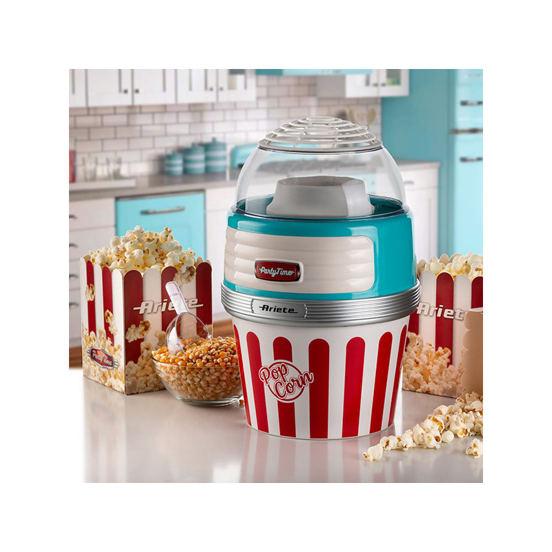 Machine à Popcorn Party Time 1200W Bleu - ARIETE - 2957/01