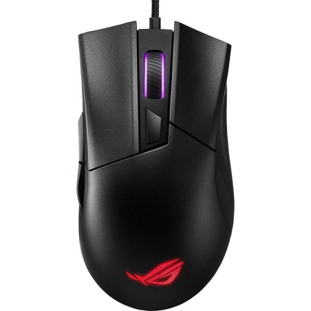 Souris gaming optique Gladius II 6200 Dpi Noir - ASUS - 90MP01D0-B0UA00