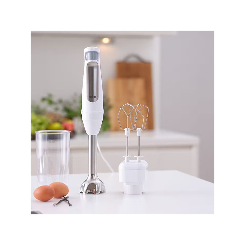 Mixeur plongeant multifonctions MultiQuick 3 Vario 750W Gris/Blanc - BRAUN - MQ3125B