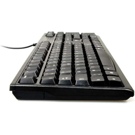 Clavier USB filaire AZERTY Noir - PORT DESIGNS - 900753
