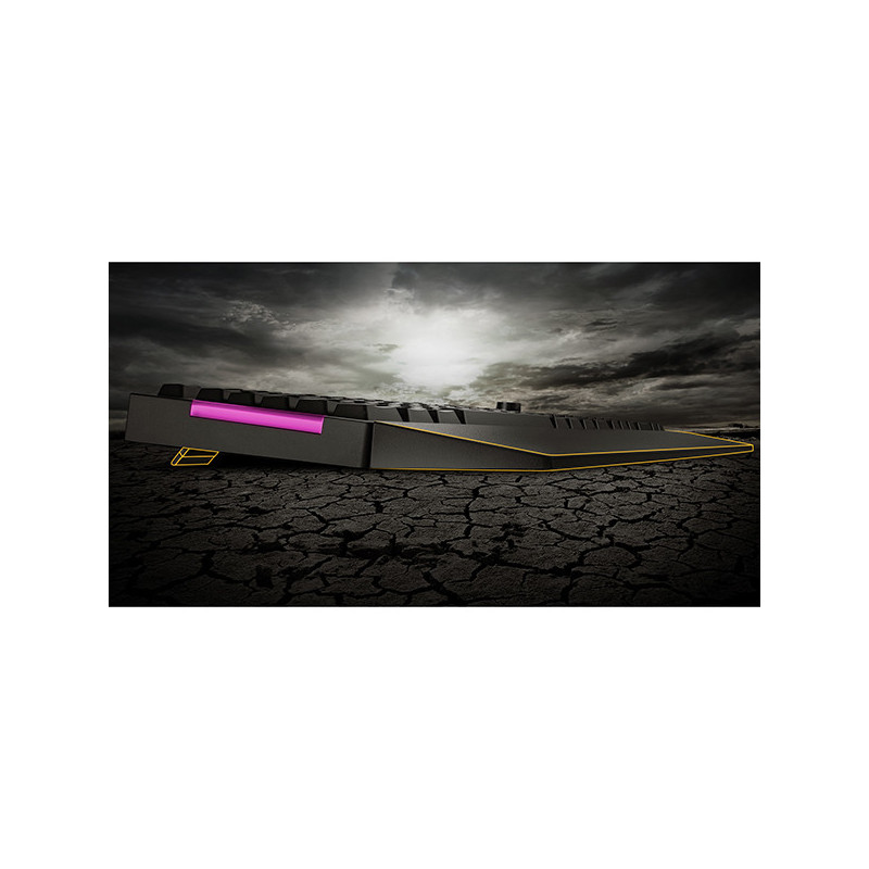 Clavier AZERTY Tuf Gaming K1 noir - ASUS - 90MP01X0-BKFA00