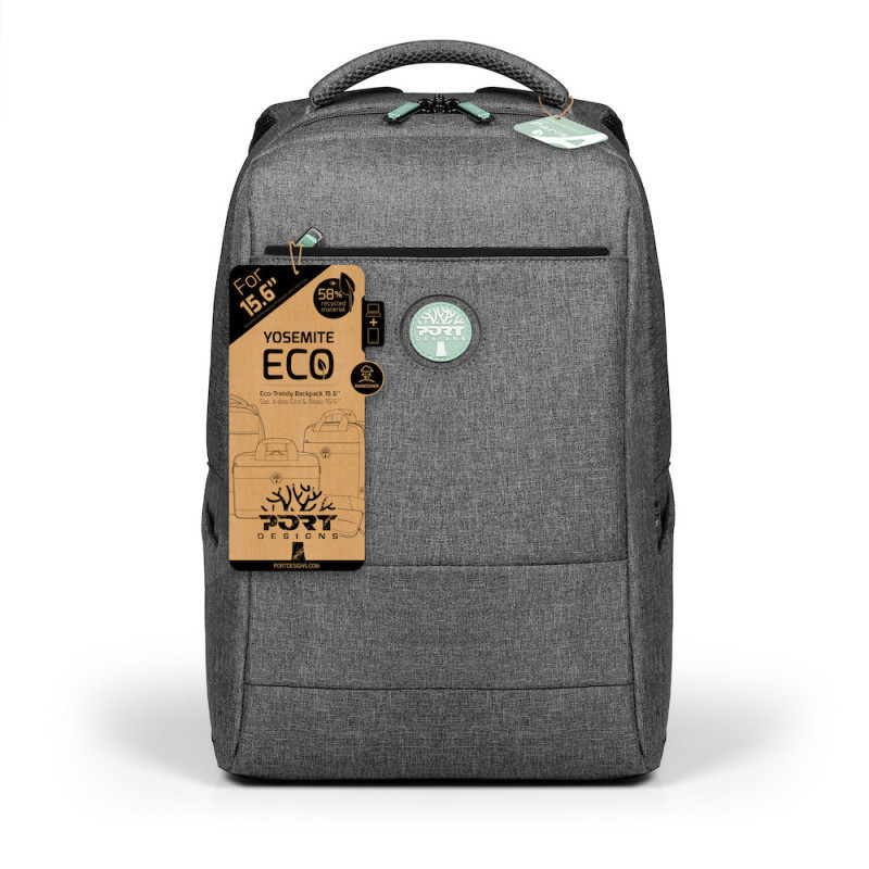 Sac à Dos Yosemite Eco XL 15.6" Gris - PORT DESIGNS - 400703