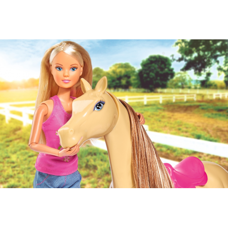 Poupée Steffi Love Adorable Cheval 29cm SIMBA - Dès 3 ans