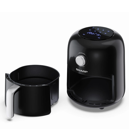Friteuse sans huile à air chaud 4L Noir - SHARP - AF-GS404AE-B