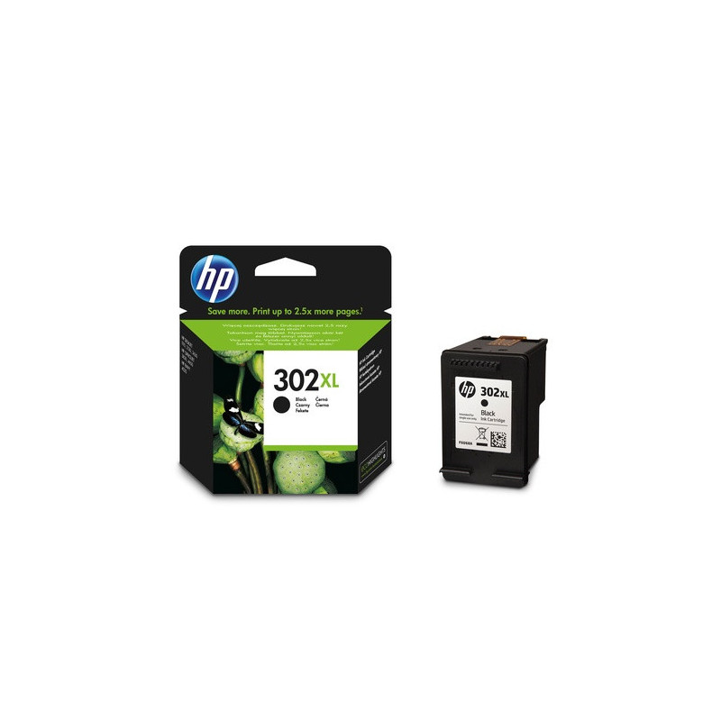 Cartouche d’encre grande capacité authentique 302XL Noir - HP - F6U68AE/UUS