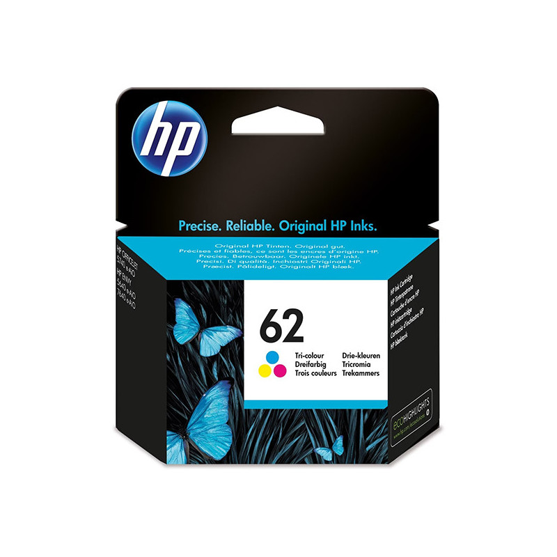 Cartouche d'encre authentique HP62 trois couleurs - HP - C2P06AE/UUS