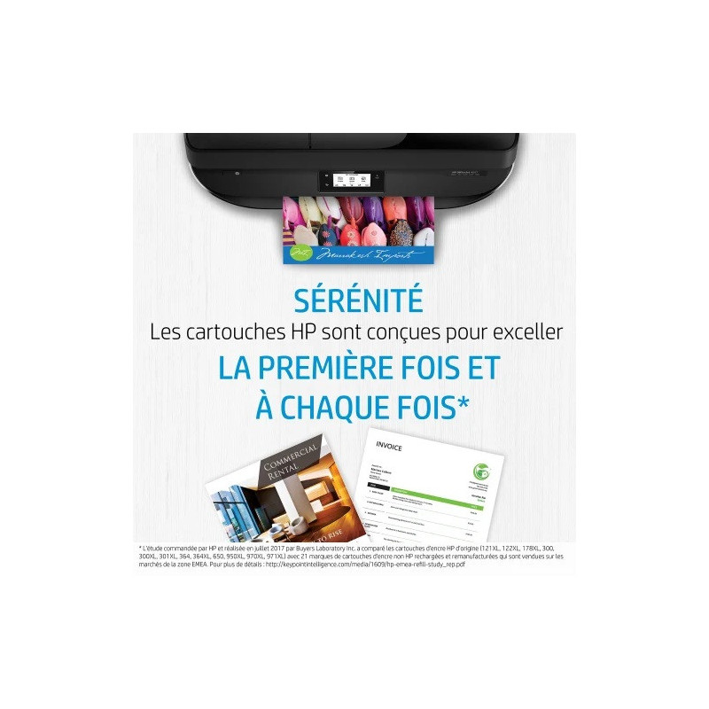 Cartouche d'encre authentique HP62 trois couleurs - HP - C2P06AE/UUS