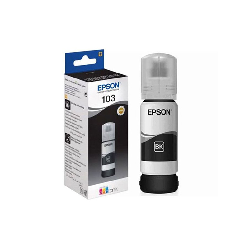 Recharge d'encre 65ml Ecotank103 Noir - EPSON - EPS_C13T00S14A