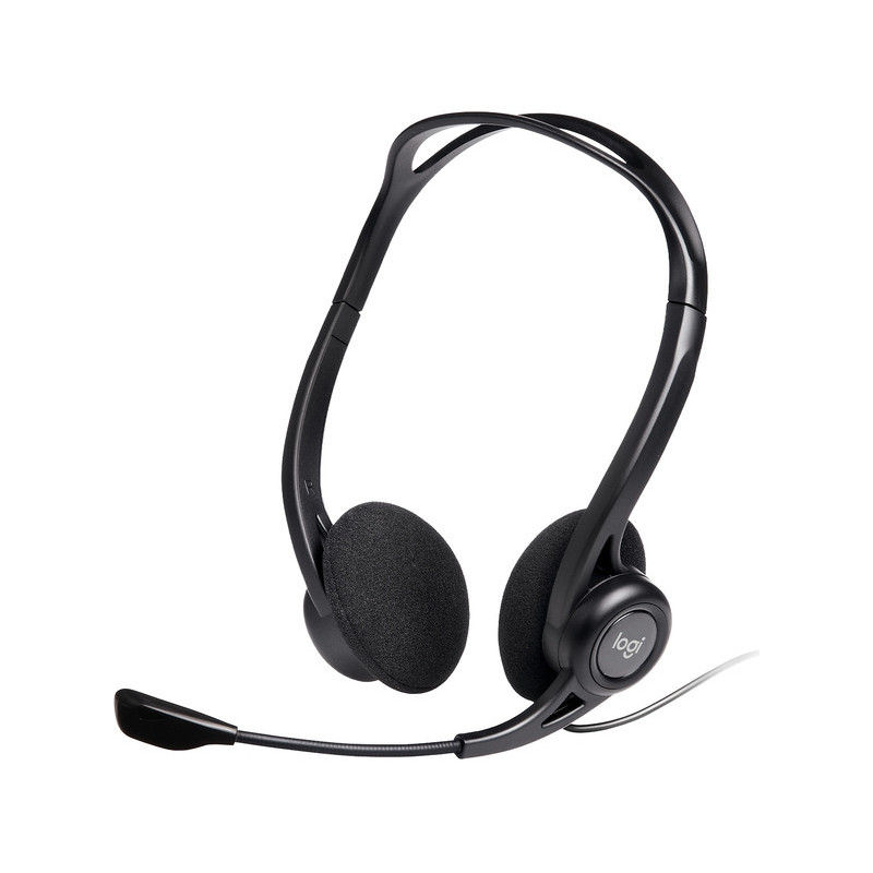 Micro-casque filaire 960 USB Noir - LOGITECH - LOG_981-000100