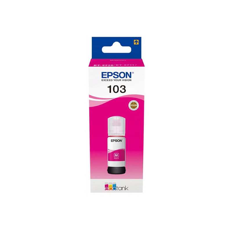 Recharge d'encre 65ml Ecotank103 Magenta - EPSON - EPS_C13T00S34A