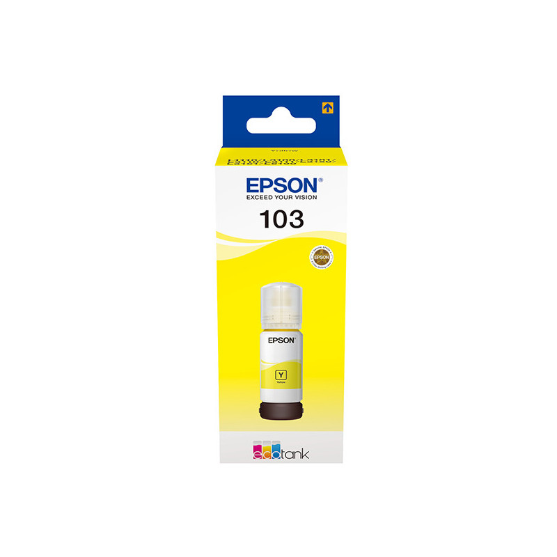 Recharge d'encre 65ml Ecotank103 Jaune - EPSON - EPS_C13T00S44A
