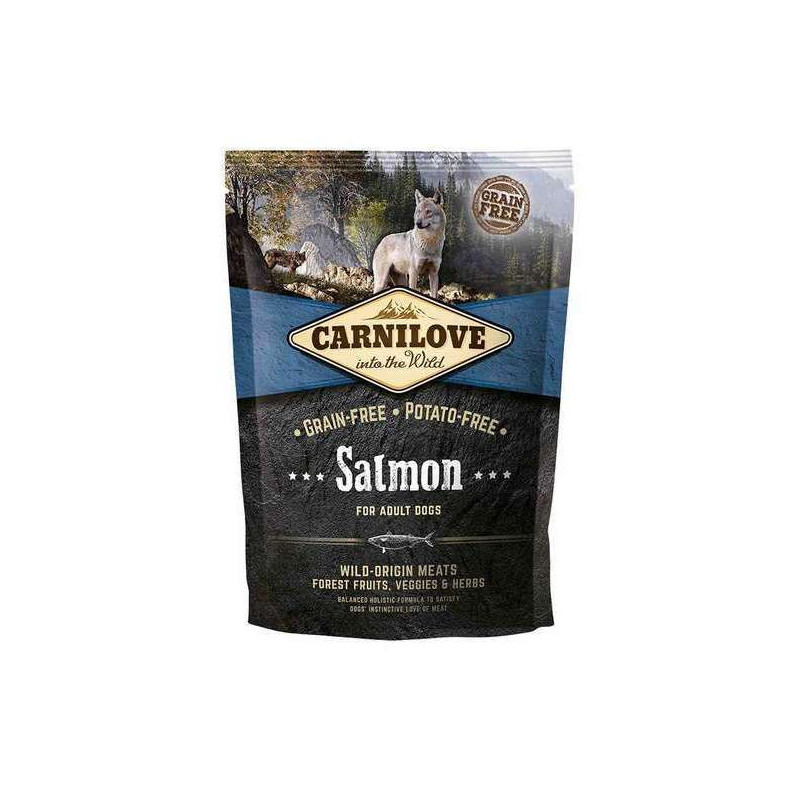 Croquettes pour chien adulte au saumon 1,5kg - CARNILOVE 