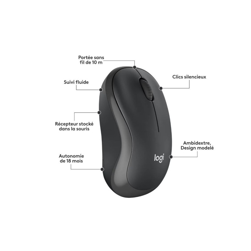 Clavier + Souris Logitech - mk295 silent wireless Combo
