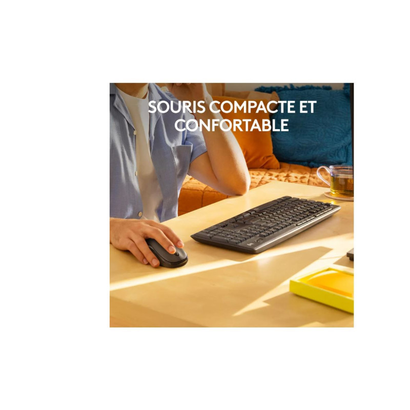 Clavier + Souris Logitech - mk295 silent wireless Combo