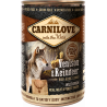 Pâtée pour chien adulte viande sauvage cerf et renne 400g - CARNILOVE 